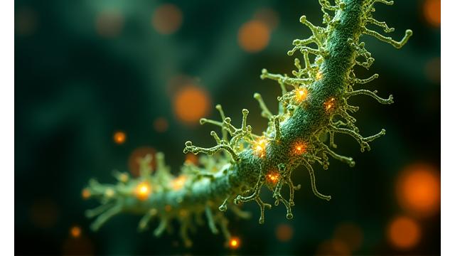 Microscopic view of healthy gut bacteria, representing the importance of gut health for overall well-being.